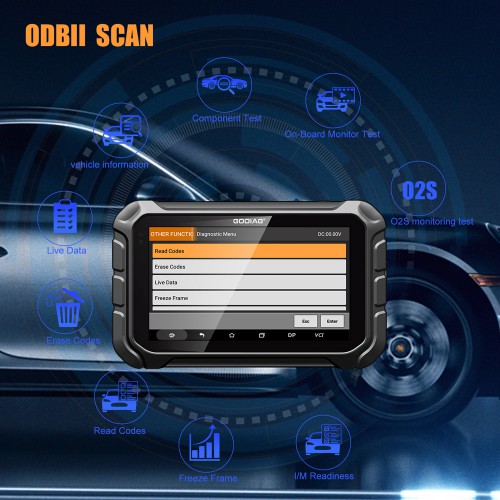 [US/UK/CZ Ship] GODIAG GD801 ODOMaster 7 inch Tablet OBDII Odometer Correction Tool One Year Free Update Online