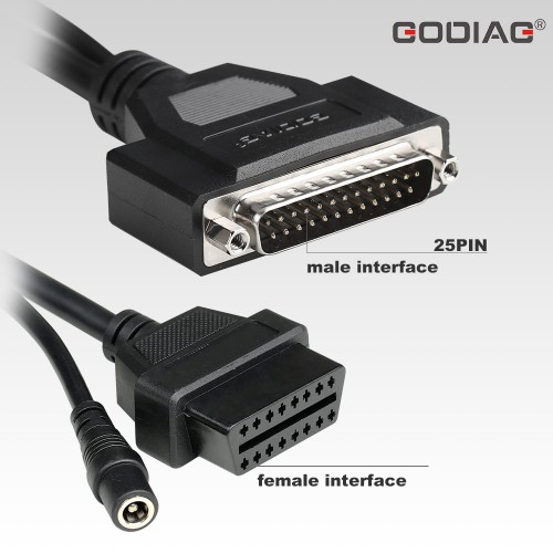 GODIAG OBD2 To DB25 Extension Cable