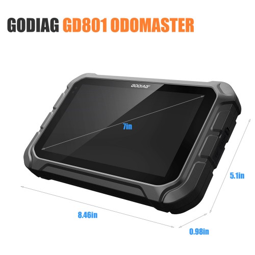 GODIAG GD801 ODOMaster 7 inch Tablet OBDII Odometer Correction Tool One Year Free Update Online