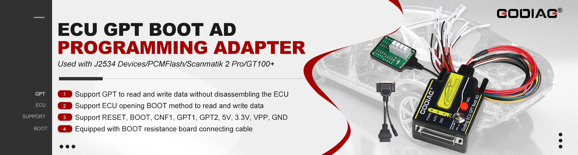 Godiag ECU GPT Boot Adapter