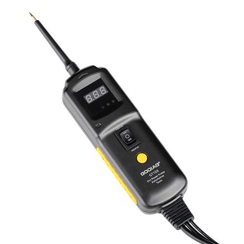 GODIAG GT102 PIRT Power Probe DC 6-40V Vehicles Electrical System Diagnosis/ Fuel Injector Cleaning and Testing/Relay Testing