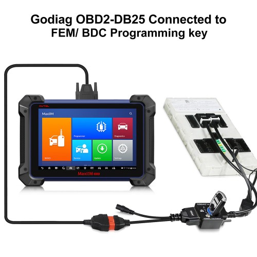 [US/UK/CZ Ship] GODIAG BMW FEM BDC New Type Test Platform for Bench Connection