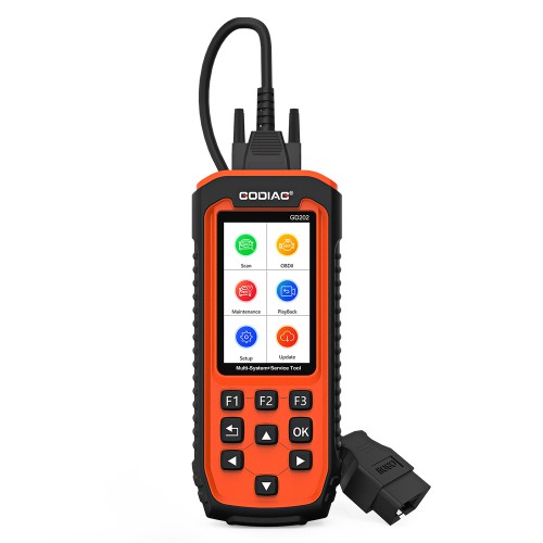 GODIAG GD202 Engine ABS SRS Transmission Four System Scan Tool with 11 Special Functions