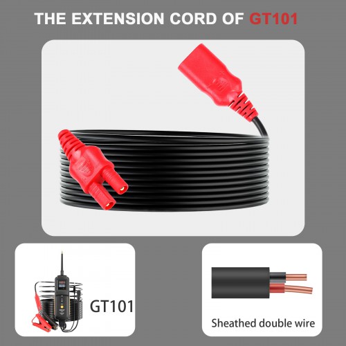 GODIAG GT101 PIRT ELECTRIC CIRCUIT 6m Extension Cord 12m Maximum Test Distance for Trolleys, Trucks, RVs