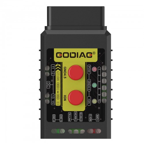 Godiag GT108 C Configuration Super OBDI-OBDII Universal Conversion Adapter For Cars, SUVs, Trucks, Tractors, Mining Vehicles, Generators, Boats