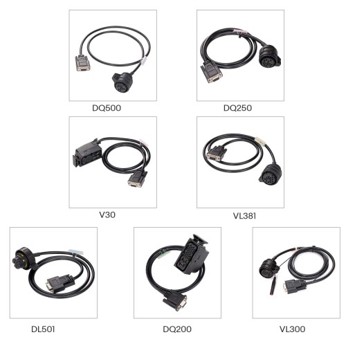GODIAG GT107+ Gearbox Cable 7-in-1 Set for V30/ DQ200/ DL501/ VL300/ VL381/ DQ500/ DQ250