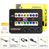 GODIAG GT100+ GT100 Pro New Generation AUTO TOOLS OBD II Break Out Box ECU Connector with Electronic Current Display